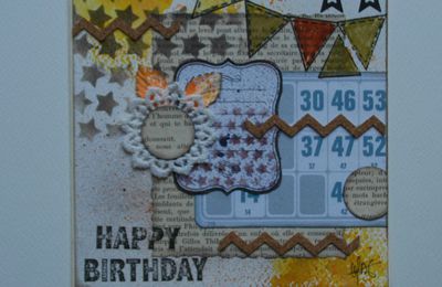 Une série de cartes d'anniversaire