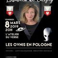 Info Culture 8 mars 2019 : la conteuse Elisabeth de Caligny raconte 'Les Ovnis en Pologne', Atelier du Verbe, Paris
