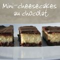 Mini cheesecakes au chocolat