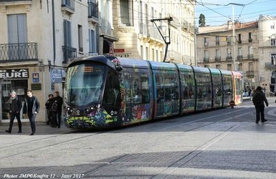 Variations à Montpellier (34) sur le thème du tramway 