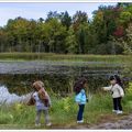 Les filles et le Grand Héron Bleu - The girls and the Great Blue Heron