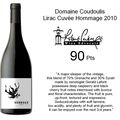 90 pts Parker pour le Lirac Rouge Cuvée Hommage 2010