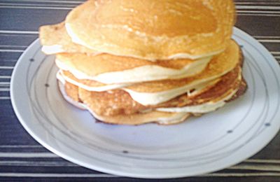 Des pancakes aux blancs d'oeuf