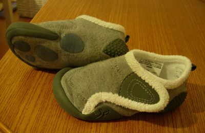 Chaussons d'hiver sans cuir à semelle souple