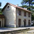 la gare de Puget Théniers  (06)