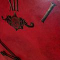 Red old clock