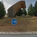 Rond-point à Ussel