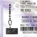 The Hives - Mercredi 17 Novembre 2021 - Olympia (Paris)