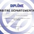 Arbitres départementaux