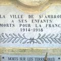 Hommage aux morts de Saint-Ambroix