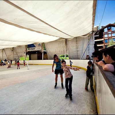 Patinoire à la Clusaz