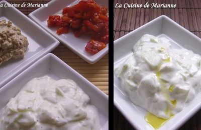 Tzatsiki... (ou Tzatziki...salade de concombre à la grecque)