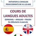Les inscriptions pour les cours de langue de la rentrée 2019 sont ouvertes
