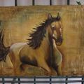 Une passion pour la peinture et les chevaux