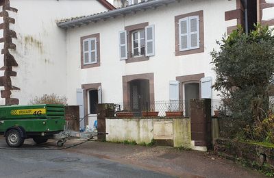 La maison  Faustin Bentaberry en travaux…