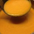 Soupe potiron carottes, aux épices douces