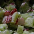 Salade concombre-radis