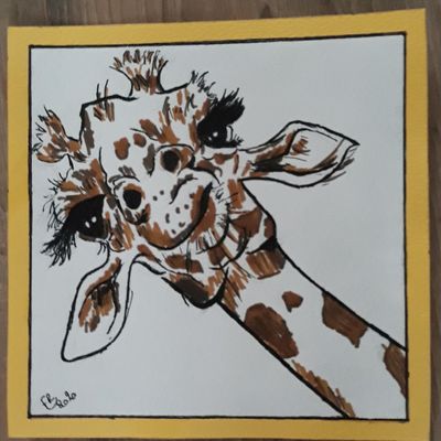 Cartes postales faites mains - Animaux