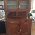 Buffet de cuisine en bois années 40