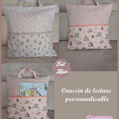Housse coussin de lecture