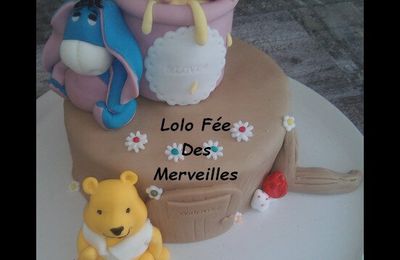 Winnie l'ourson cake 3d