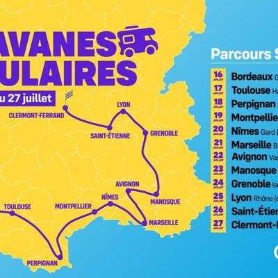 La caravane populaire nationale de La France Insoumise à Perpignan, au Champ de Mars