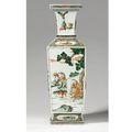 Famille-Verte Vases. Qing dynasty, Kangxi period