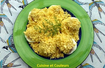 Les oeufs mimosa au thon de Maman