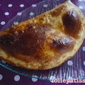 Gros chausson feuilleté et quiche ( a base de reste )