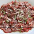 Carpaccio de boeuf express