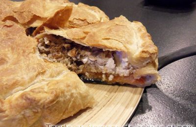 TOURTE AU FROMAGE DE CHEVRE ET NOIX