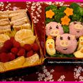 Pour ce nouveau bento, voici les 3 petits cochons