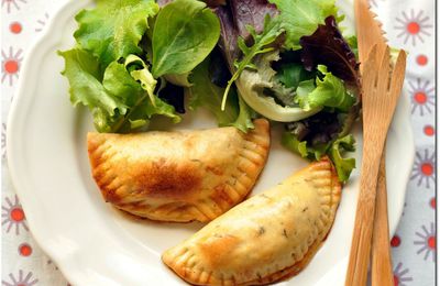 Petits chaussons aux légumes et au chèvre