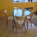 Table en verre SALMI IKEA (chaises vendues)