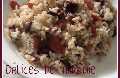Riz frit aux saveurs méditerranéennes