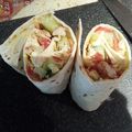 Wraps poulet crudités et mozarella