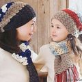 Bonnet ou snood = deux en un !