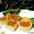 mini trendy ronds et carrés au beurre a la confiture de kumquats 