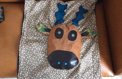 coussin animal d'anniversaire 