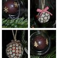 Quelques boules de Noël !!