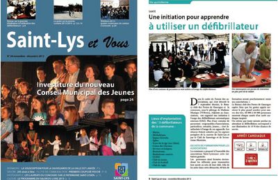 Initiation défibrillateur : journal nov.-déc. 2013