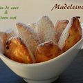 Madeleines à la noix de coco et au citron vert, sans gluten