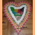 Coeur en bonbons / Candies heart