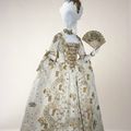 Dress ("robe à la française"), c. 1760, England