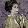 PEINTURE - Geisha