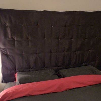 Tête de lit capitonnée