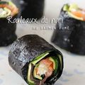 Rouleaux de nori au saumon fumé