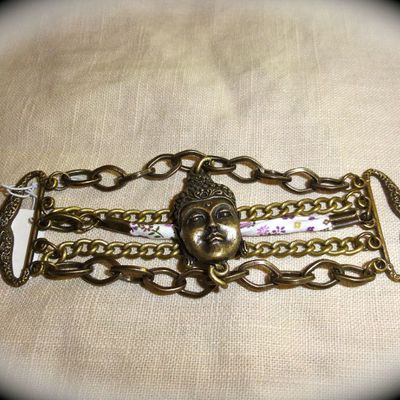 Bracelet multi rang liberty boudha bronze