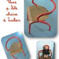 Relooking étoilé pour une chaise