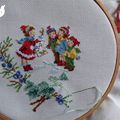 ♥ Broderie de l'An neuf 2018 ; La chorale de Noël (4) ♥